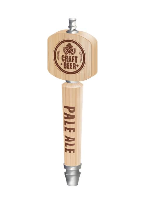 Branded Paddle Conical Tap Beer Handles