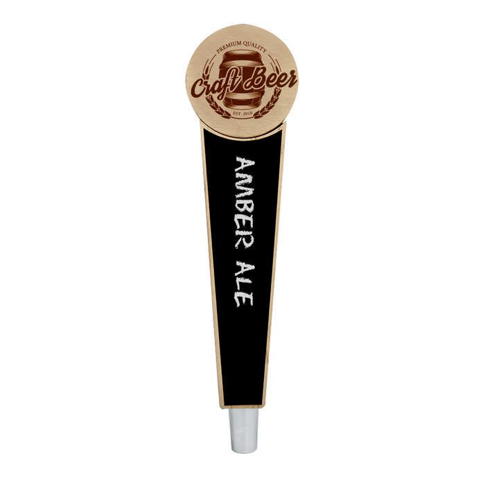 Craft Beer Branded Natural Victory Chalkboard Beer Tap Handle