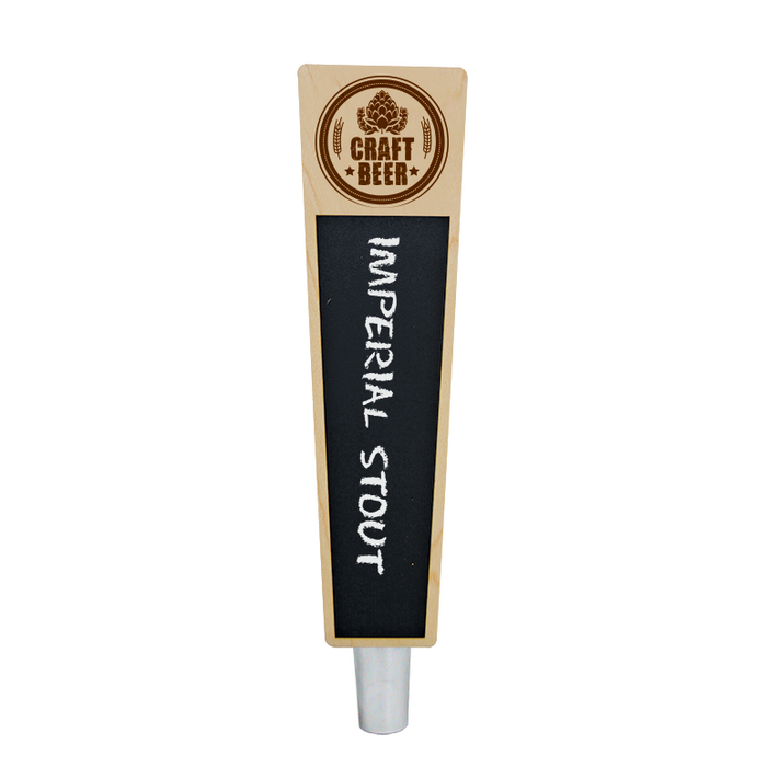 Craft Beer Branded Natural Mini Trap-Z Chalkboard Beer Tap Handle