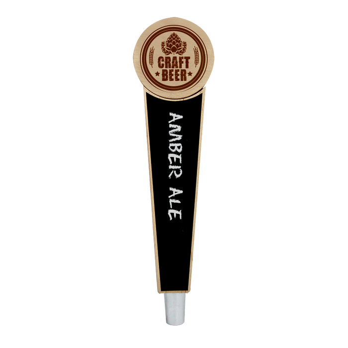 Craft Beer Branded Natural Victory Chalkboard Beer Tap Handle