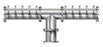 10 Tap Brushed 304SS 6" Dia. Pipe Tower - Glycol Cooled - Beverage Time
