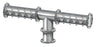 10 Tap Brushed 304SS 6" Dia. Pipe Tower - Glycol Cooled - Beverage Time
