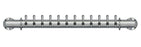 12 Tap Brushed 304SS 4" Dia. Wall Mount Pipe Tower - Glycol Cooled - Beverage Time