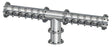 12 Tap Brushed 304SS 6" Dia. Pipe Tower - Glycol Cooled - Beverage Time