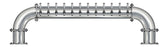 12 Tap Brushed 304SS 6" Dia. "U" Pipe Tower - Glycol Cooled - Beverage Time
