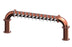 12 Tap Candy Copper Powder Coated 4" Dia. Pipe Tower - Glycol Cooled - Beverage Time