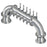 12 Tap Brushed 304SS 6" Dia. Double Service "U" Pipe Tower - Glycol Cooled