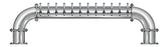 12 Tap Brushed 304SS 6" Dia. "U" Pipe Tower - Glycol Cooled