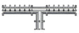 12 Tap Brushed 304SS 6" Dia. Pipe Tower - Glycol Cooled