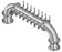 20 Tap Brushed 304SS 6" Dia. Double Service "U" Pipe Tower - Glycol Cooled - Beverage Time