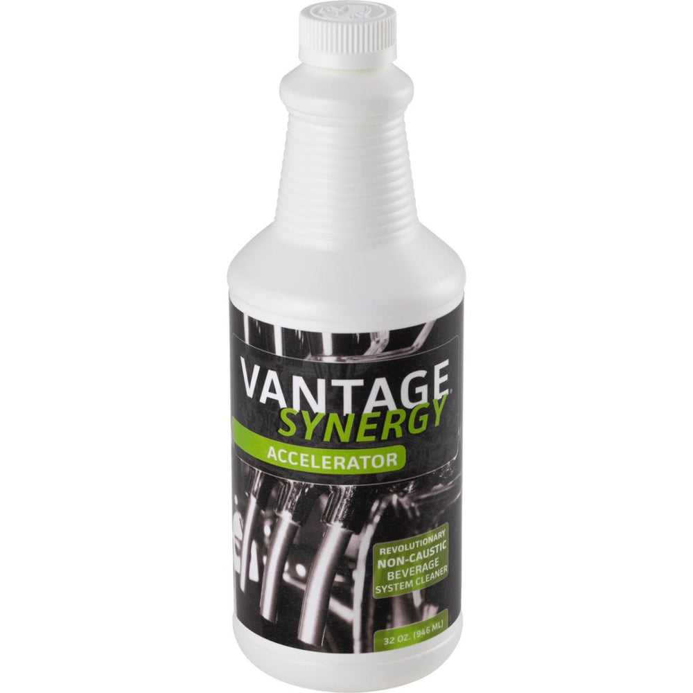 32oz Bottle of Vantage Synergy Accelerator Beer Line Cleaner - Beverage Time