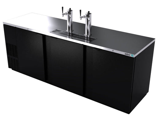 4 Tap 94" Restaurant Grade Direct Draw Cabinet with Tapping Kit - Beverage Time
