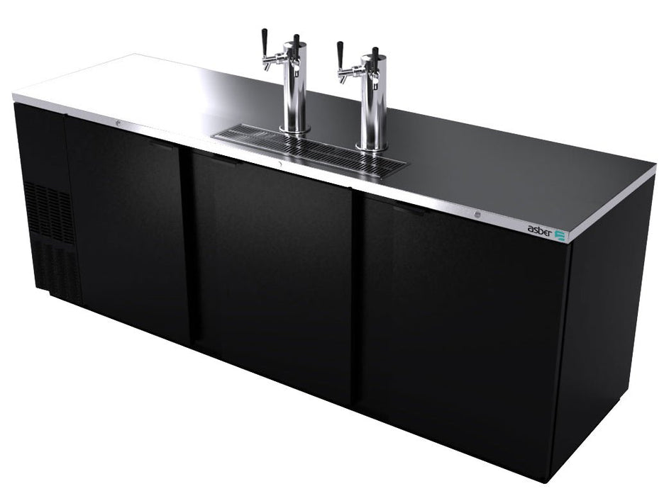 4 Tap 94" Restaurant Grade Direct Draw Cabinet with Tapping Kit - Beverage Time