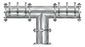 6 Tap Brushed 304SS 6" Dia. Pipe Tower - Glycol Cooled