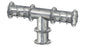 6 Tap Brushed 304SS 6" Dia. Pipe Tower - Glycol Cooled