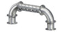 6 Tap Brushed 304SS 6" Dia. "U" Pipe Tower - Glycol Cooled