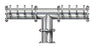 8 Tap Brushed 304SS 6" Dia. Pipe Tower - Glycol Cooled - Beverage Time