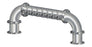 8 Tap Brushed 304SS 6" Dia. "U" Pipe Tower - Glycol Cooled - Beverage Time