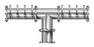 8 Tap Brushed 304SS 6" Dia. Pipe Tower - Glycol Cooled