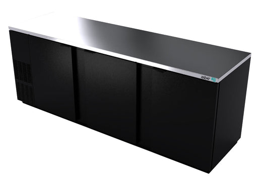 94" 3 Door Restaurant Grade Back Bar Cooler - Beverage Time