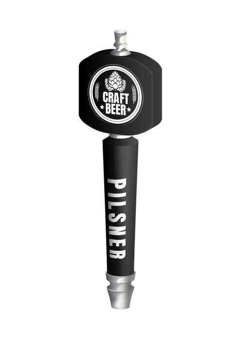 Branded Paddle Conical Tap Beer Handles