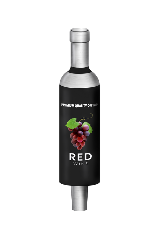 Branded Red Wine Bottle Tap Handles