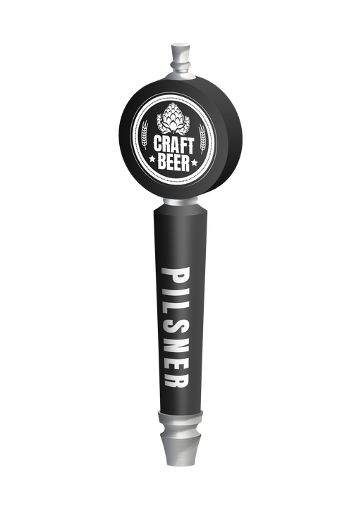 Branded Round Conical Tap Beer Handles