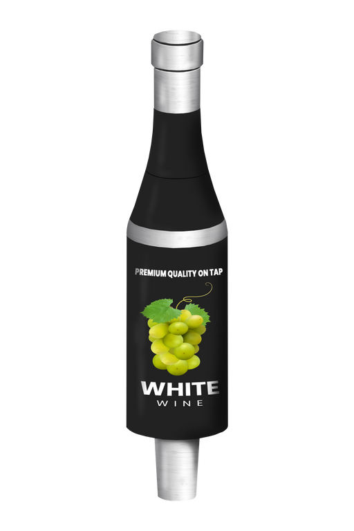 Branded White Wine Bottle Tap Handles