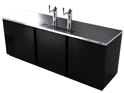 4 Tap 94" Restaurant Grade Direct Draw Cabinet with Tapping Kit