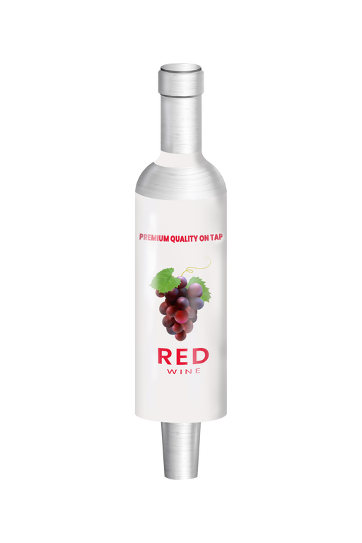 Branded Red Wine Bottle Tap Handles