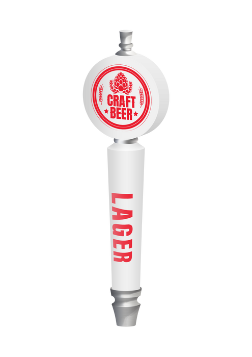 Branded Round Conical Tap Beer Handles