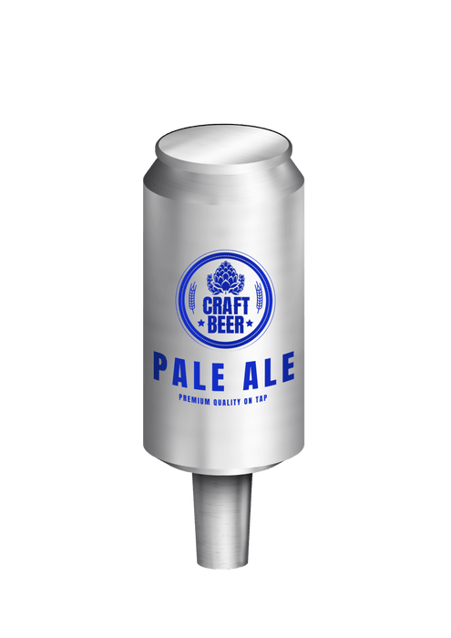 Branded Beer Can Tap Beer Handles - Beverage Time