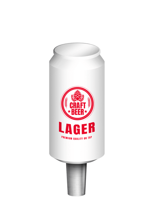 Branded Beer Can Tap Beer Handles - Beverage Time