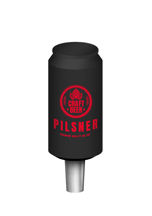 Branded Beer Can Tap Beer Handles - Beverage Time