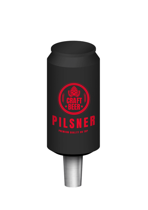 Branded Beer Can Tap Beer Handles - Beverage Time