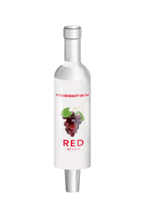 Branded Red Wine Bottle Tap Handles - Beverage Time