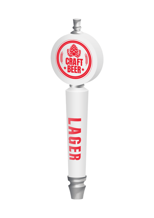 Branded Round Conical Tap Beer Handles - Beverage Time