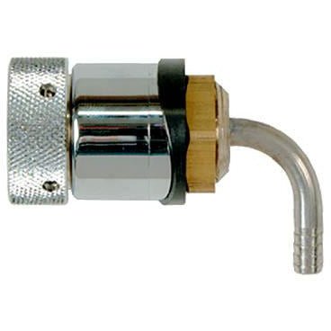 1-3/4" 304SS Shank Assembly with 90° 3/16" Barbed Fitting - Beverage Time