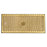 16" x 7" Drip Tray with PVD Brass Insert & Brushed SS Tray Base & Drain - Beverage Time