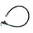 2' of 3/16" ID Black Beer Line with Squeeze Faucet & Beer Hex Nut - Beverage Time