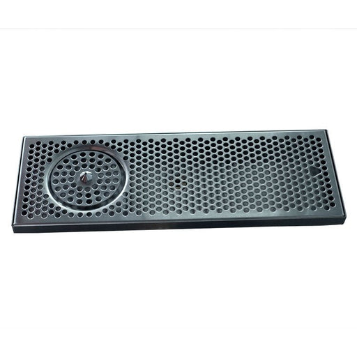 20" x 7" Brushed Stainless Steel Spray Drip Tray - Beverage Time