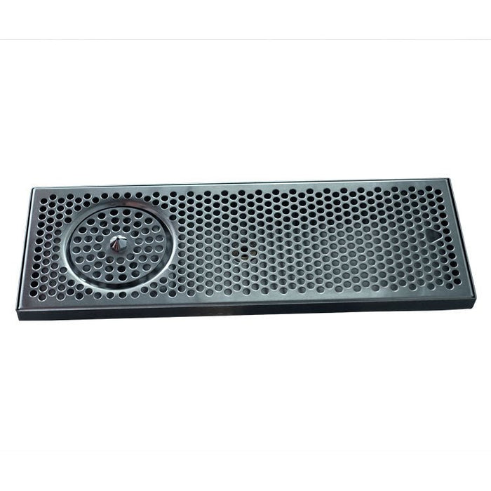 20" x 7" Brushed Stainless Steel Spray Drip Tray - Beverage Time