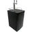 2T Black Kegerator with Ball Lock Tapping Kit - No Tank - Beverage Time