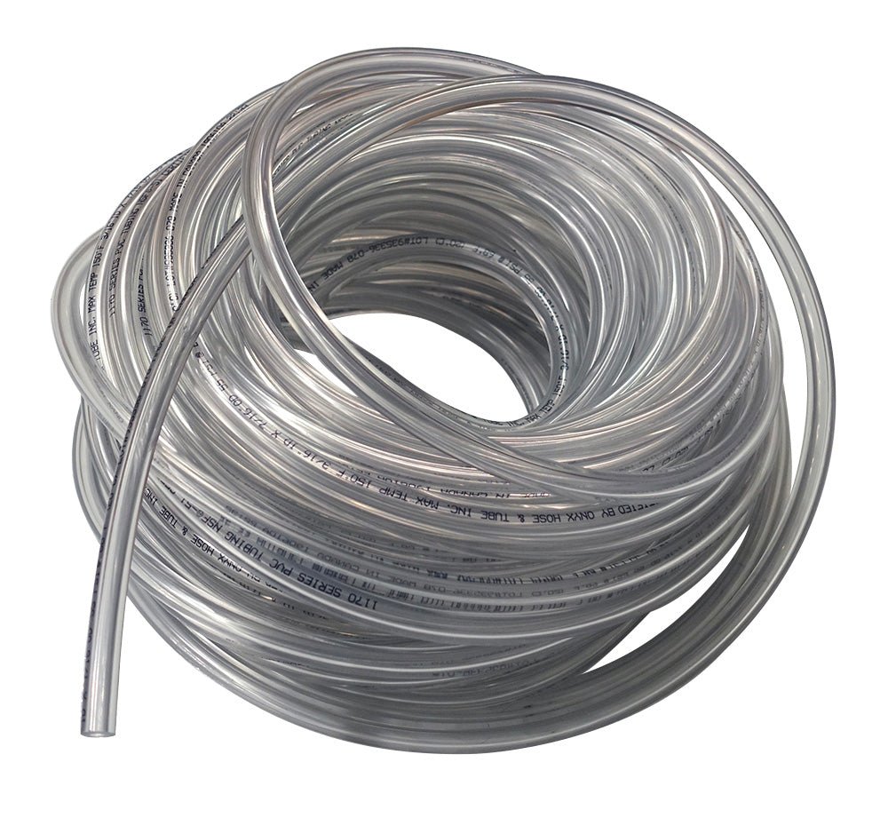 3/16" ID Clear Vinyl Tubing - 100' Coil - Beverage Time