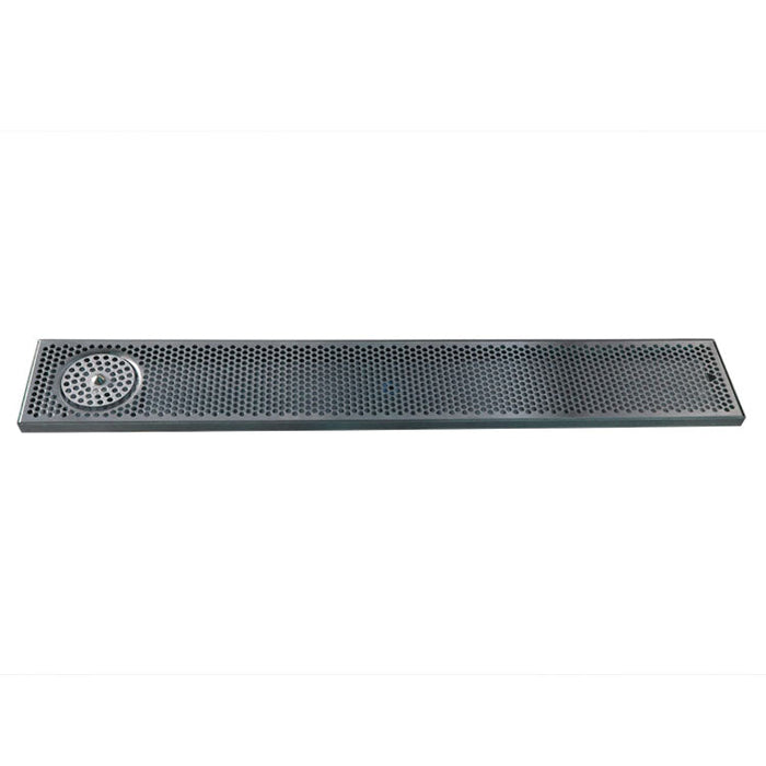 45" x 7" Brushed Stainless Steel Spray Drip Tray - Beverage Time