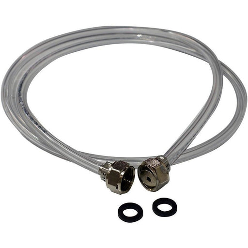 5' of 3/16" ID Beer Line Jumper with Stainless Steel Connectors - Beverage Time