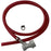 5' of 5/16" ID Red Vinyl Gas Line with Ball Lock Gas Fitting - Beverage Time