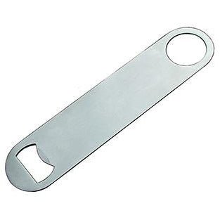 7" Stainless Steel Bottle Opener - Beverage Time