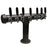 7 Tap Cast Iron Industrial Pipe "T" Tower - Beverage Time