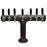 7 Tap Cast Iron Industrial Pipe "T" Tower - Beverage Time